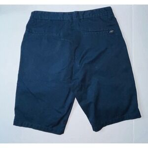 Volcom‎ Chino Shorts Men's 31 Blue Flat Front Surf Skateboarding Preppy Beach